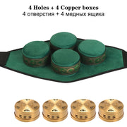 Brass Copper Box Smokeless Moxibustion Bag hierbas medicinales Burner Moxa Therapy Body Acupoint Meridian Warm Massage-Health Wisdom™
