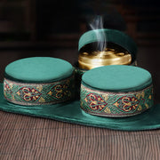 Brass Copper Box Smokeless Moxibustion Bag hierbas medicinales Burner Moxa Therapy Body Acupoint Meridian Warm Massage-Health Wisdom™