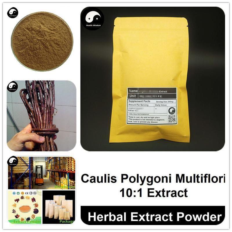 Caulis Polygoni Multiflori Extract Powder, Tuber Fleeceflower Stem P.E. 10:1, Ye Jiao Teng-Health Wisdom™
