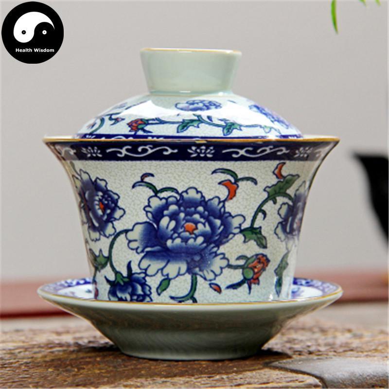 Ceramic Gaiwan Tea Cup 110ml 盖碗-Health Wisdom™