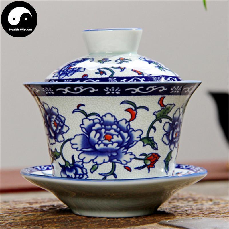 Ceramic Gaiwan Tea Cup 110ml 盖碗-Health Wisdom™