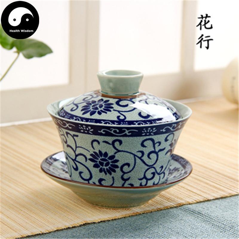 Ceramic Gaiwan Tea Cup 180ml 盖碗-Health Wisdom™