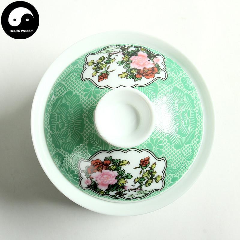 Ceramic Gaiwan Tea Cup 220ml 盖碗-Health Wisdom™