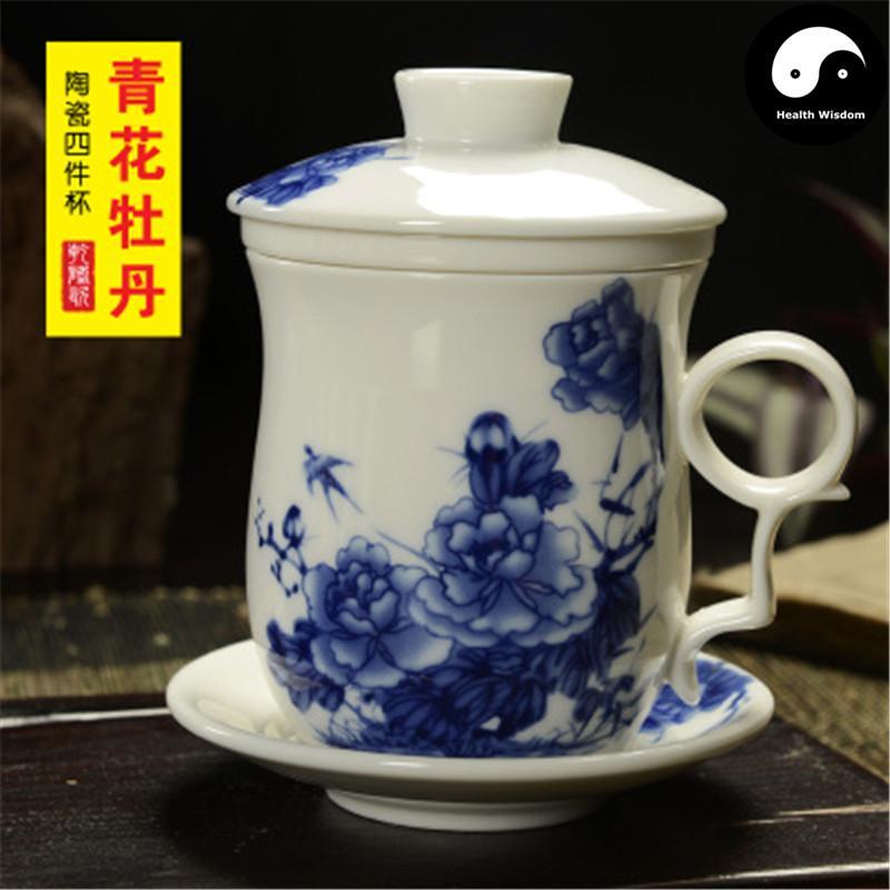 Ceramic Infuser Tea Cups&Mugs 300ml-Health Wisdom™