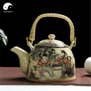 Ceramic Kungfu Teapot 1000ml-Health Wisdom™