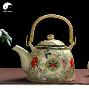 Ceramic Kungfu Teapot 1000ml-Health Wisdom™