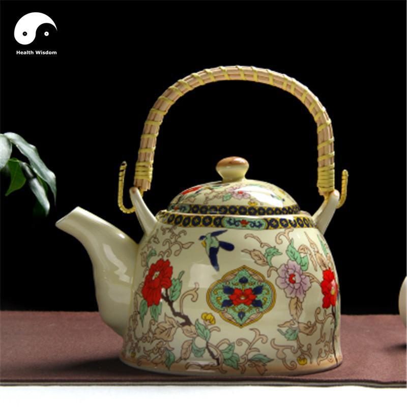 Ceramic Kungfu Teapot 1000ml-Health Wisdom™