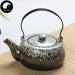 Ceramic Kungfu Teapot 350ml, Black Snow Speckle Glaze