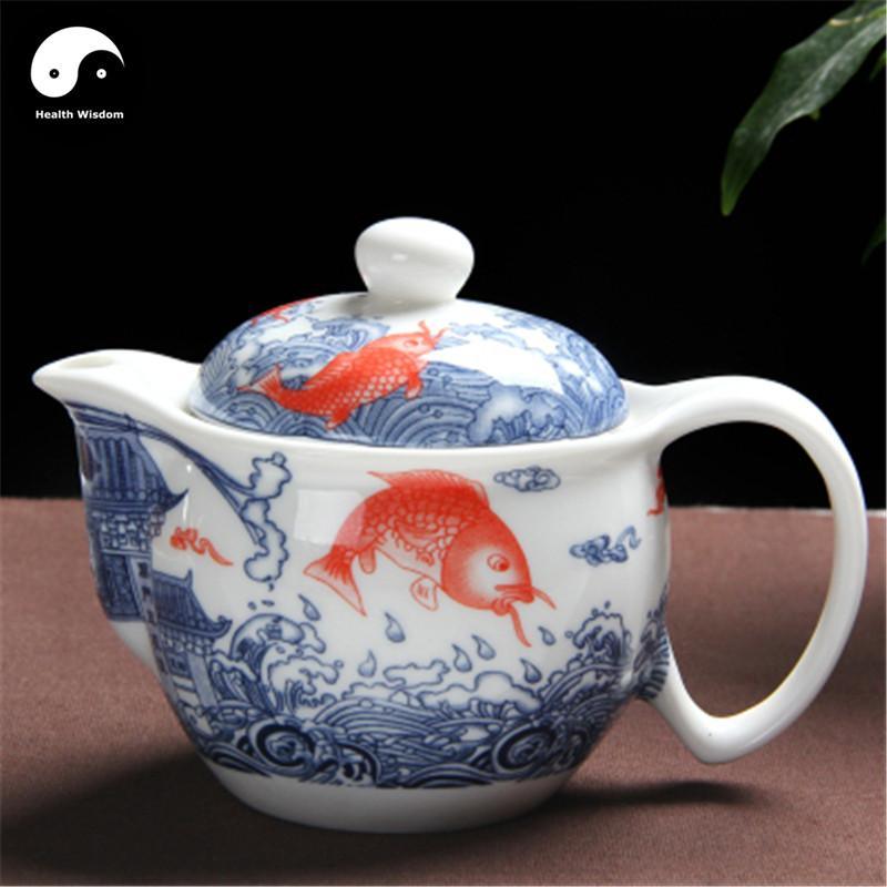 Ceramic Kungfu Teapot 450ml-Health Wisdom™