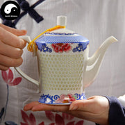 Ceramic Kungfu Teapot 650ml-Health Wisdom™