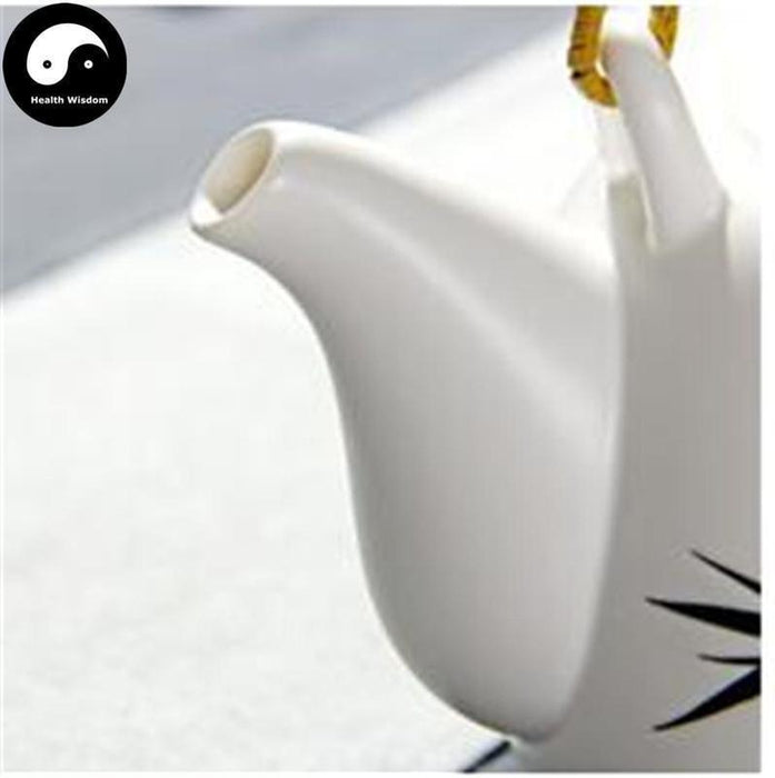 Ceramic Kungfu Teapot 850ml, Calligraphy