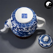 Ceramic Kungfu Teapot With Infuser 500ml-Health Wisdom™