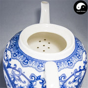 Ceramic Kungfu Teapot With Infuser 500ml-Health Wisdom™
