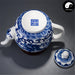 Ceramic Kungfu Teapot With Infuser 500ml, Lotus Leaves