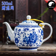 Ceramic Kungfu Teapot With Infuser 500ml-Health Wisdom™