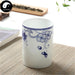Ceramic Large Tea Cups 310ml, Blue Lotus Fruit