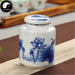 Ceramic Loose Leaf Tea Storage 100g 茶叶罐, Lotus Cluster