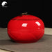 Ceramic Loose Leaf Tea Storage 250g 茶叶罐, Red Glaze