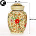 Ceramic Loose Leaf Tea Storage 9.5cm*14.5cm 茶叶罐, Celadon Scroll