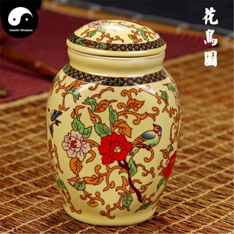 Ceramic Loose Leaf Tea Storage 9.5cm*14.5cm 茶叶罐-Health Wisdom™