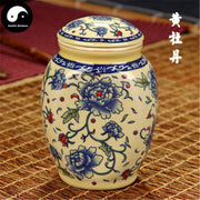 Ceramic Loose Leaf Tea Storage 9.5cm*14.5cm 茶叶罐-Health Wisdom™