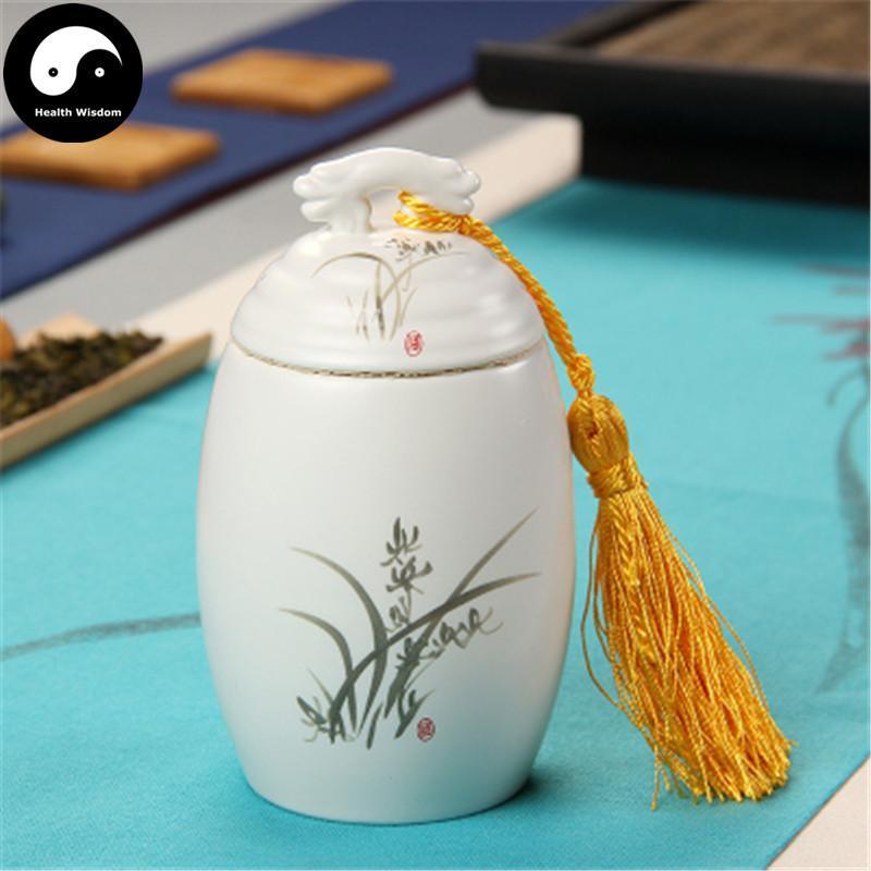 Ceramic Loose Leaf Tea Storage Ding Ware 150g 茶叶罐-Health Wisdom™