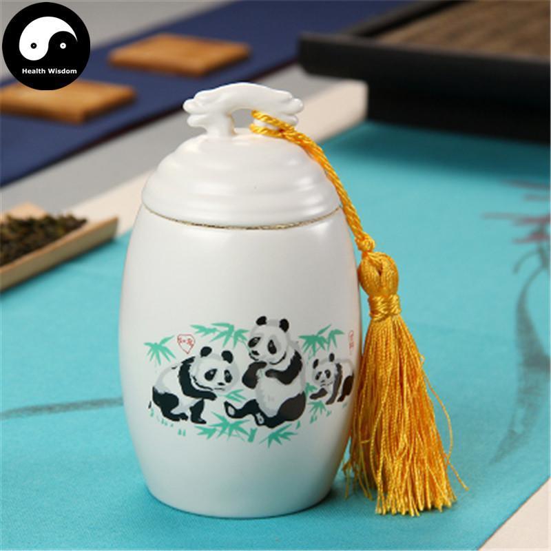 Ceramic Loose Leaf Tea Storage Ding Ware 150g 茶叶罐-Health Wisdom™