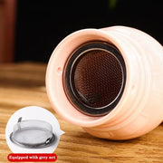 Ceramic Moxibustion Cup Wormwood Stick Burner Gua sha Hot Compress Moxa Care Therapy Hand Hold Warm Meridian Acupoint Massager-Health Wisdom™