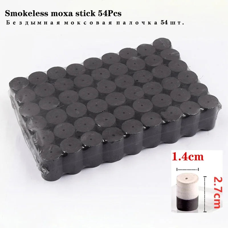 Ceramic Moxibustion Jar Facial Beauty Massage Moxa Therapy Porcelain Warm Scraping Cup Hand Hold Meridian Acupoint Massager-Health Wisdom™