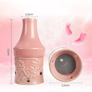 Ceramic Moxibustion Jar Facial Beauty Massage Moxa Therapy Porcelain Warm Scraping Cup Hand Hold Meridian Acupoint Massager-Health Wisdom™