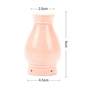Ceramic Warm Massage Jar Facial Beauty Moxa Care Therapy Porcelain Warm Scraping Cup Hand Hold Meridian Acupoint Massager-Health Wisdom™
