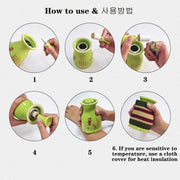 Ceramic Warm Moxibustion Jar Smokeless Moxa Stick Heat Scraping Therapy Body Massage Device-Health Wisdom™