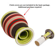 Ceramic Warm Moxibustion Jar Smokeless Moxa Stick Heat Scraping Therapy Body Massage Device-Health Wisdom™