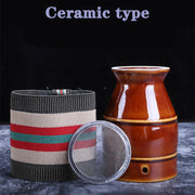 Ceramic Warm Moxibustion Jar Zisha Acupuncture Heat Therapy Body Massage Device-Health Wisdom™