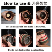 Ceramic Warm Moxibustion Jar Zisha Acupuncture Heat Therapy Body Massage Device-Health Wisdom™