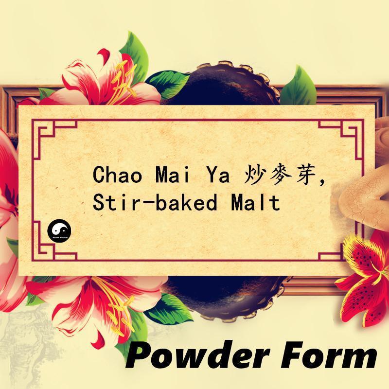 Chao Mai Ya 炒麥芽, Fructus Hordei Germinatus, Pure Stir-baked Malt Powder-Health Wisdom™