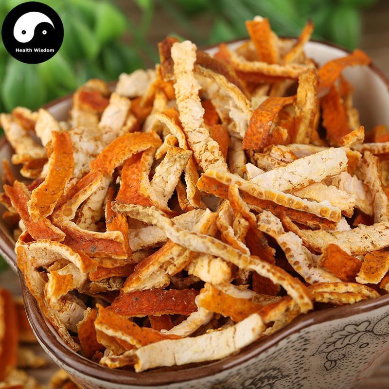 Chen Pi Si 陈皮丝, Ju Pi, Chen Ju Pi 陈橘皮, Tangerine Peel, Pericarpium Citri Reticulatae-Health Wisdom™