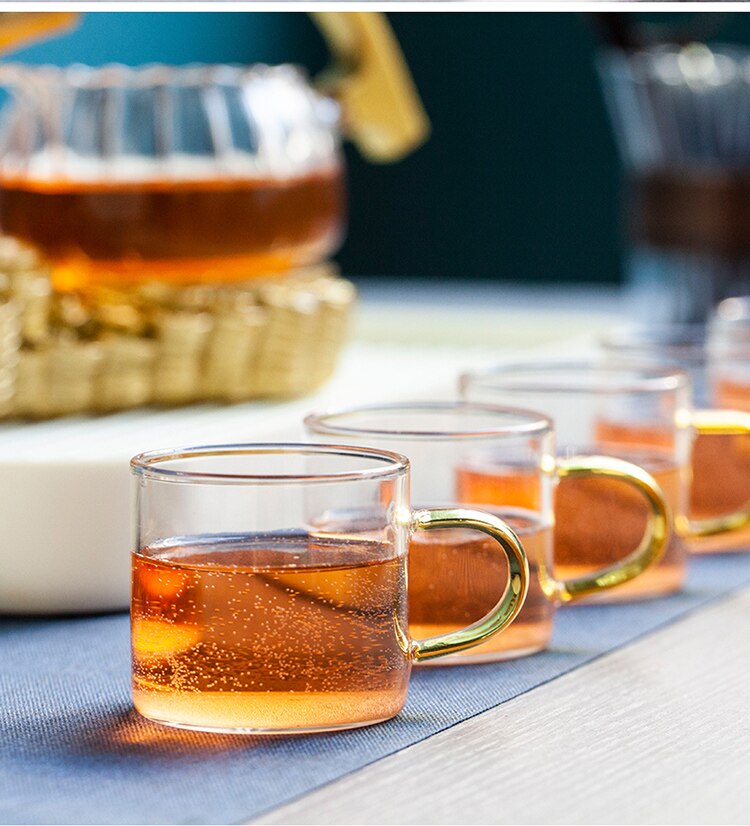 Chinese Brave Troops Lazy Glass Kung Fu Automatic Tea Set Teacup Pot Set Household Teapot Tea Maker-Health Wisdom™