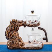 Chinese Dragon Automatic Tea Maker Teapot Heat-resistant Glass Kung Fu Tea Set Set Creative Tea Drinking-Health Wisdom™