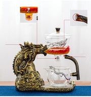 Chinese Dragon Automatic Tea Maker Teapot Heat-resistant Glass Kung Fu Tea Set Set Creative Tea Drinking-Health Wisdom™