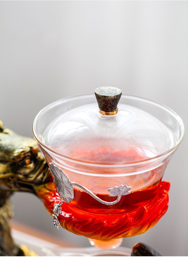 Chinese Dragon Automatic Tea Maker Teapot Heat-resistant Glass Kung Fu Tea Set Set Creative Tea Drinking-Health Wisdom™