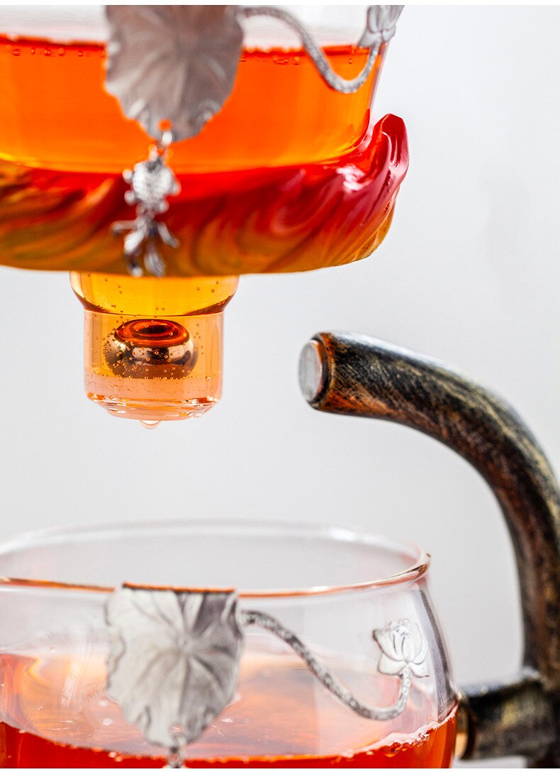Chinese Dragon Automatic Tea Maker Teapot Heat-resistant Glass Kung Fu Tea Set Set Creative Tea Drinking-Health Wisdom™