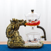 Chinese Dragon Automatic Tea Maker Teapot Heat-resistant Glass Kung Fu Tea Set Set Creative Tea Drinking-Health Wisdom™