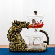Chinese Dragon Automatic Tea Maker Teapot Heat-resistant Glass Kung Fu Tea Set Set Creative Tea Drinking-Health Wisdom™