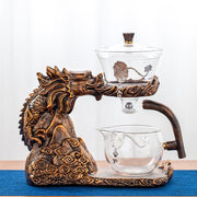 Chinese Dragon Automatic Tea Maker Teapot Heat-resistant Glass Kung Fu Tea Set Set Creative Tea Drinking-Health Wisdom™