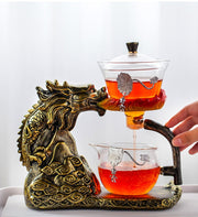 Chinese Dragon Automatic Tea Maker Teapot Heat-resistant Glass Kung Fu Tea Set Set Creative Tea Drinking-Health Wisdom™