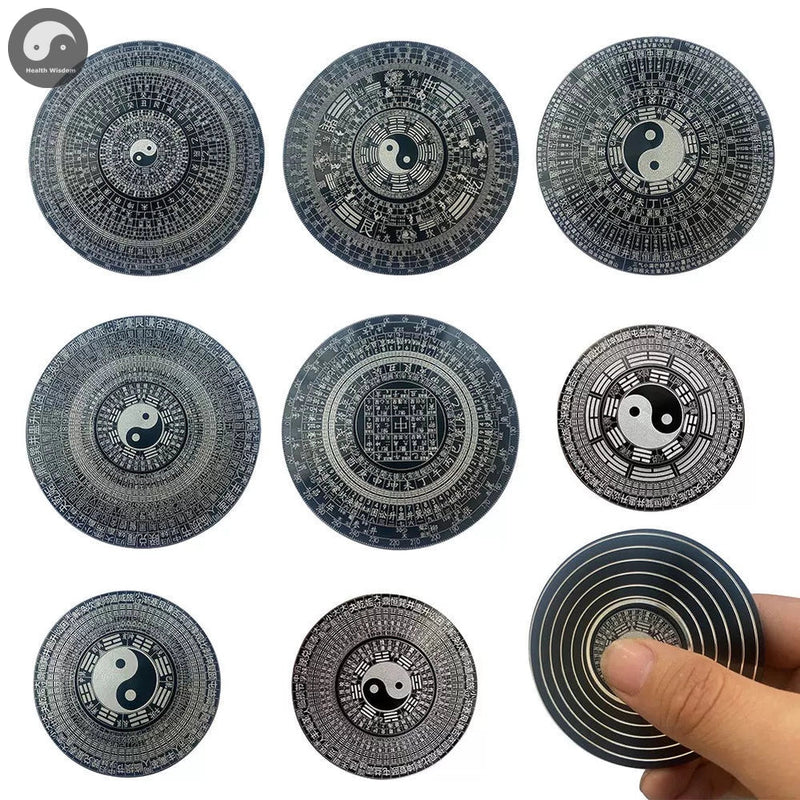Chinese Fingertip Gyroscope Tai Chi Bagua Compass Durable Metal Aluminum Alloy Finger Decompression Gifts Toys-Health Wisdom™