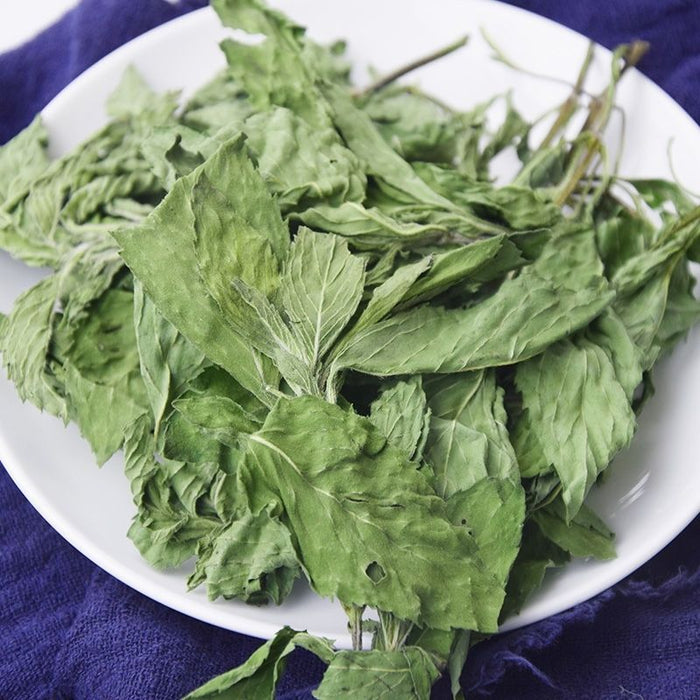 Chinese Herbs Powder Bo He Ye 薄荷叶, Herba Menthae, Peppermint Leaf, Mint Herb Leaves