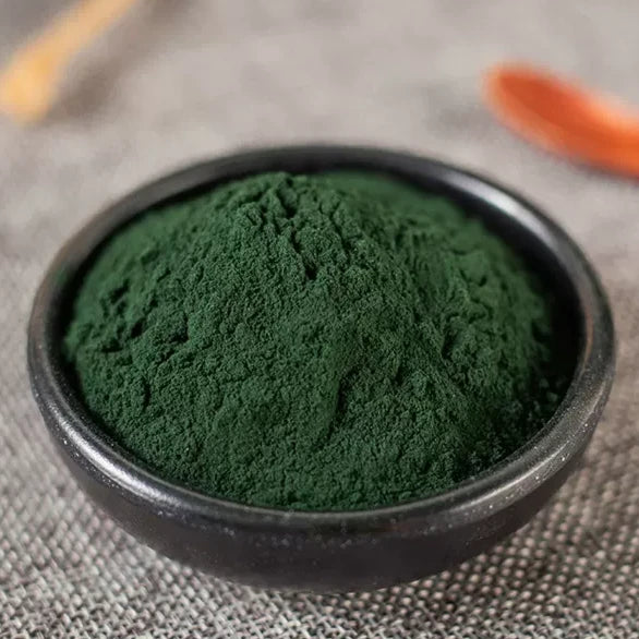 Chinese Herbs Powder Luo Xuan Zao 螺旋藻, Dried Sea Food Spirulina, Spirulina platensis