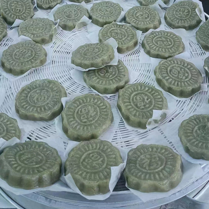 Chinese Herbs Powder Shu Qu Cao 鼠曲草, Herba Gnaphalii Hypoleuci, Cudweed, Qing Ming Cai, Tian Ai, Chinese Food Qing Tuan 青团